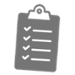 Graphic of a checklist on a clipboard